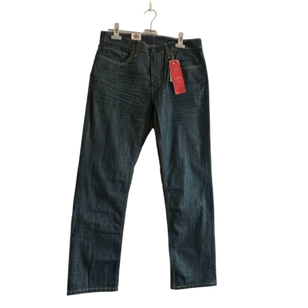 Levi’s 511 Slim Stretch Denim Jeans Dark Indigo Black W34 L30 NWT
